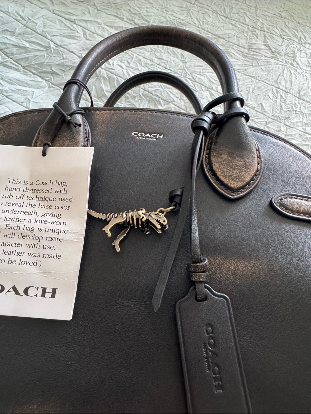 NWT Coach Loved Leather Empire 28 - Picture 6 of 14